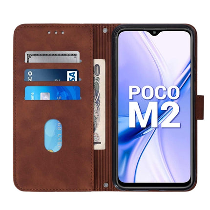 Crossbody 3D Embossed Flip Leather Phone Case, For Xiaomi Redmi 9 / 9 Power / Poco M2, For Xiaomi Redmi 9A / 9i / 9AT, For Xiaomi Redmi 9C / 9C NFC / Poco C3, For Xiaomi Redmi K40/K40 Pro/Poco F3/Mi 11i