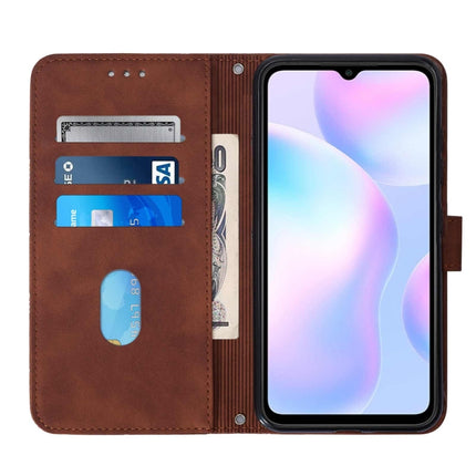 Crossbody 3D Embossed Flip Leather Phone Case, For Xiaomi Redmi 9A / 9i / 9AT, For Xiaomi Redmi 9C / 9C NFC / Poco C3, For Xiaomi Redmi Note 9 Pro/9 Pro Max/9S, For Xiaomi Redmi Note 9T