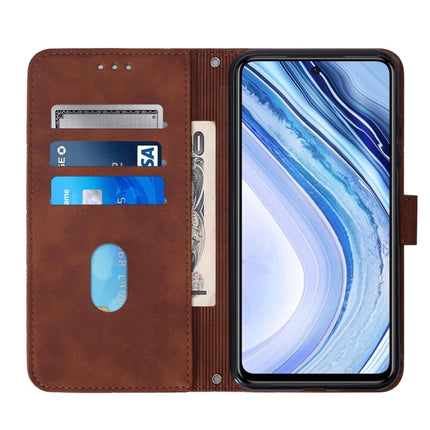 Crossbody 3D Embossed Flip Leather Phone Case, For Xiaomi Redmi Note 9 Pro/9 Pro Max/9S, For Xiaomi Redmi Note 9T, For Xiaomi Redmi Note 10 5G/10T 5G, For Xiaomi Redmi Note 10S / 10 4G