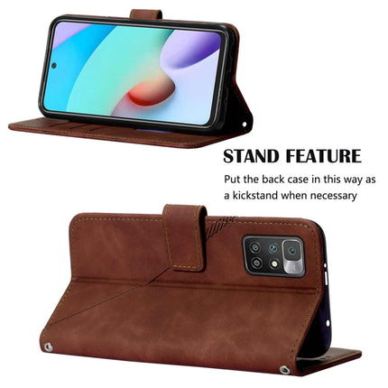 Crossbody 3D Embossed Flip Leather Phone Case, For Xiaomi Redmi Note 11 4G/Redmi 10/10 Prime, For Xiaomi Mi 11T 5G / 11T Pro 5G, For Xiaomi Mi 10 5G / 10 Pro 5G, For Xiaomi Mi 11