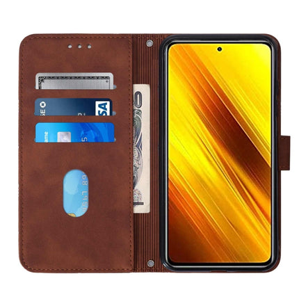 Crossbody 3D Embossed Flip Leather Phone Case, For Xiaomi Poco X3 / X3 Pro / X3 NFC