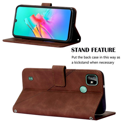 Crossbody 3D Embossed Flip Leather Phone Case, For Infinix Smart HD 2021 X612, For Infinix X653 Smart 4, For Infinix X680 Hot 9 play