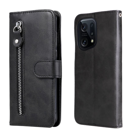 Fashion Calf Texture Zipper Horizontal Flip Leather Case, For OPPO Find X5 Pro