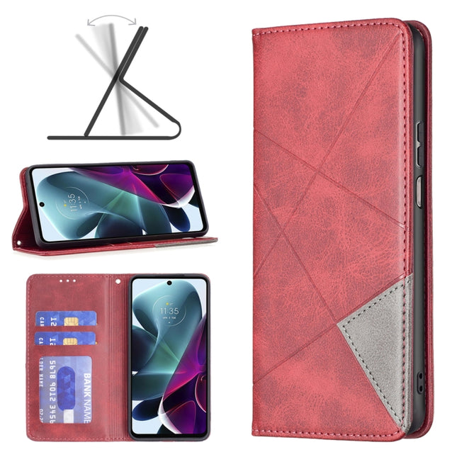 Prismatic Invisible Magnetic Leather Phone Case, For Motorola Moto G200 5G / Edge S30 5G, For OPPO A96 5G, For OPPO Find X5, For OPPO Realme 9 Pro