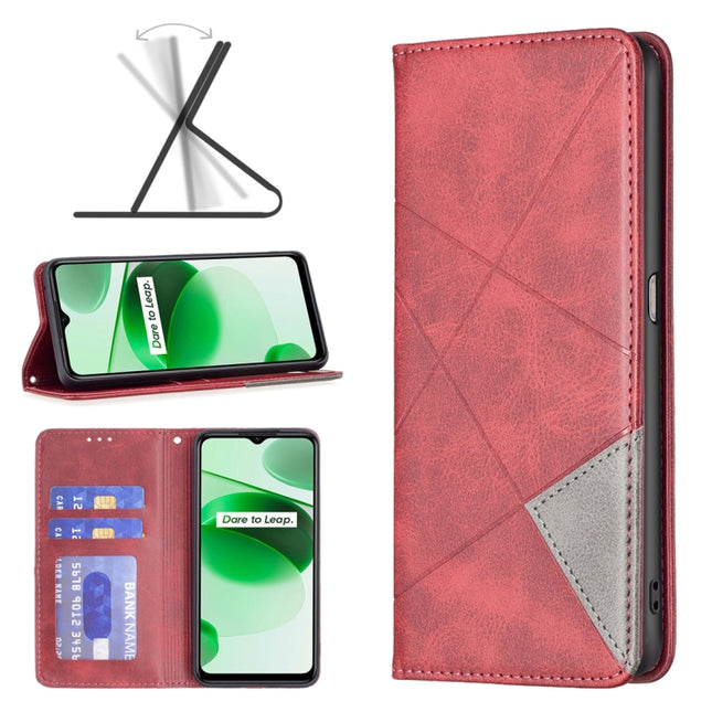 Prismatic Invisible Magnetic Leather Phone Case, For OPPO Realme C35, For Xiaomi Redmi Note 11 Pro Global, For Honor X20, For Xiaomi 12 Pro
