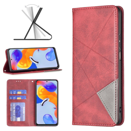 Prismatic Invisible Magnetic Leather Phone Case, For OPPO Realme C35, For Xiaomi Redmi Note 11 Pro Global, For Honor X20, For Xiaomi 12 Pro