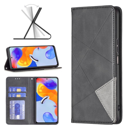Prismatic Invisible Magnetic Leather Phone Case, For OPPO Realme C35, For Xiaomi Redmi Note 11 Pro Global, For Honor X20, For Xiaomi 12 Pro