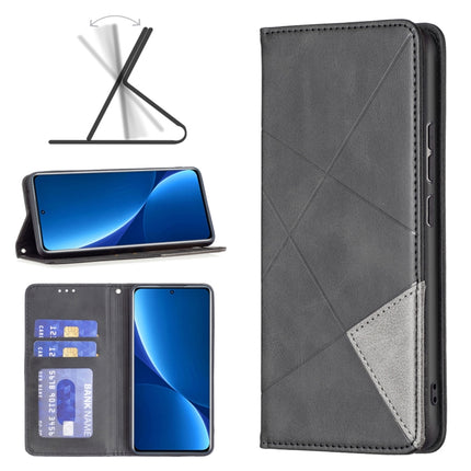 Prismatic Invisible Magnetic Leather Phone Case, For OPPO Realme C35, For Xiaomi Redmi Note 11 Pro Global, For Honor X20, For Xiaomi 12 Pro