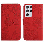 For Samsung Galaxy S21 Ultra 5G / Red