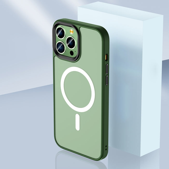 Funda para teléfono MagSafe de TPU + PC esmerilado, para iPhone 13 Pro Max, para iPhone 13 Pro, para iPhone 13, para iPhone 12 Pro Max
