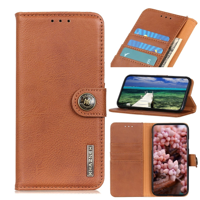 KHAZNEH Cowhide Texture Horizontal Flip Leather Phone Case, For Sony Xperia 10 IV, For Sony Xperia 1 IV, For vivo Y75 5G / Y55 5G, For Xiaomi Redmi Note 11E