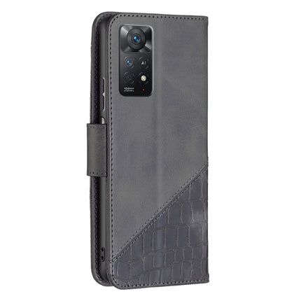 Matching Color Crocodile Texture Leather Case, For Xiaomi Redmi Note 11 Pro International