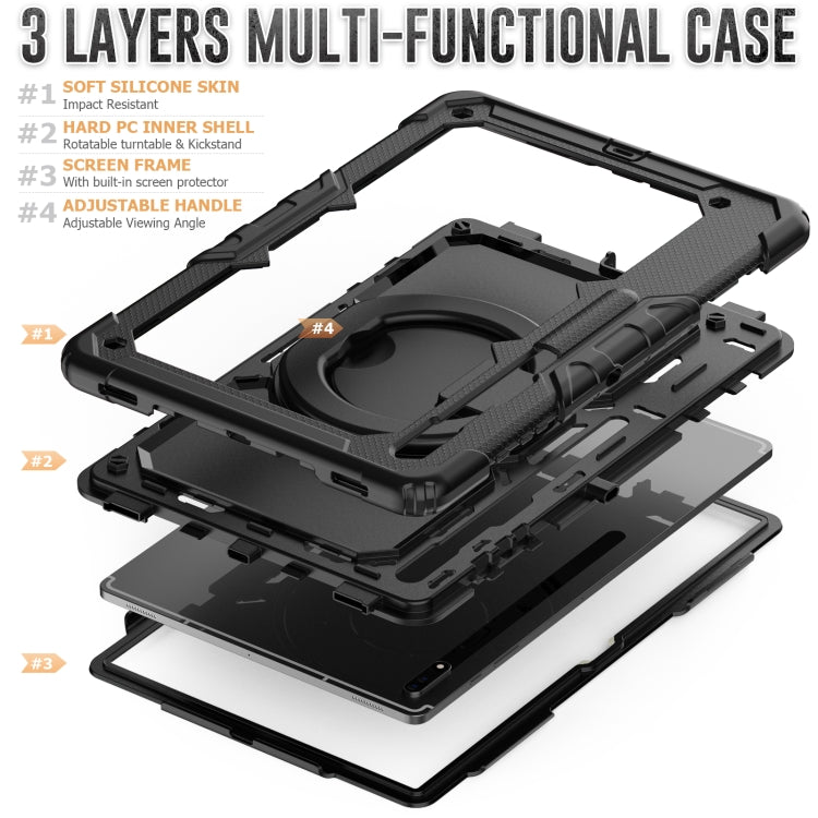 Shoulder Strap Silicone + PC Tablet Case
