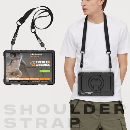 Shoulder Strap Silicone + PC Tablet Case