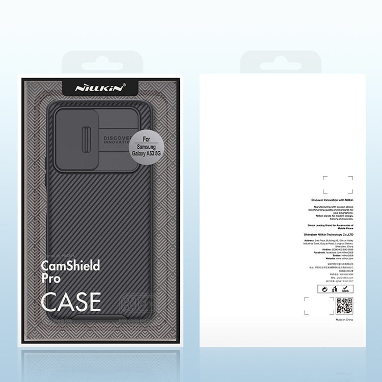 NILLKIN CamShield Pro Series PC Full Coverage Phone Case, For Samsung Galaxy A53 5G, For Xiaomi Redmi K50 / K50 Pro