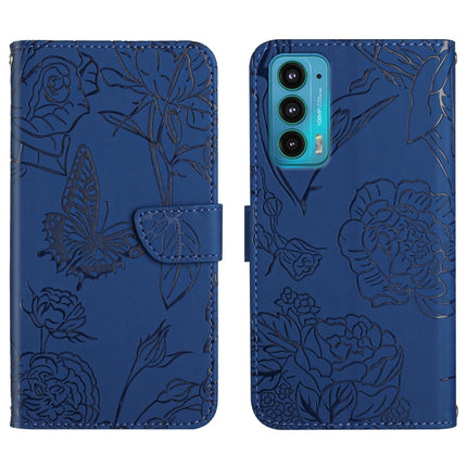 Skin Feel Butterfly Peony Embossed Leather Phone Case, For Motorola Moto E7, For Motorola Moto E7 Power, For Motorola Moto E20 / E30 / E40, For Motorola Edge 20