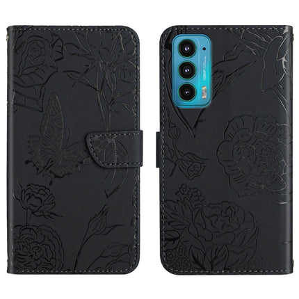Skin Feel Butterfly Peony Embossed Leather Phone Case, For Motorola Moto E7, For Motorola Moto E7 Power, For Motorola Moto E20 / E30 / E40, For Motorola Edge 20