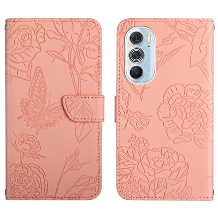 Skin Feel Butterfly Peony Embossed Leather Phone Case, For Motorola Edge X30, For Motorola Moto G 5G, For Motorola Moto G 5G Plus, For Motorola Moto G Play 2021