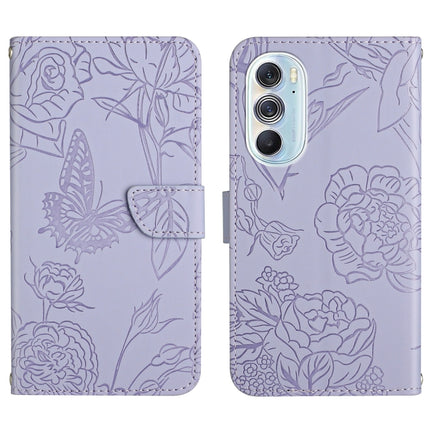 Skin Feel Butterfly Peony Embossed Leather Phone Case, For Motorola Edge X30, For Motorola Moto G 5G, For Motorola Moto G 5G Plus, For Motorola Moto G Play 2021