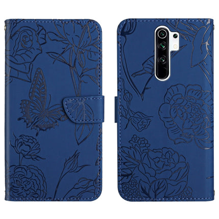 Skin Feel Butterfly Peony Embossed Leather Phone Case, For Xiaomi Redmi 8 / 8A, For Xiaomi Redmi 9, For Xiaomi Redmi 9A, For Xiaomi Redmi 9C