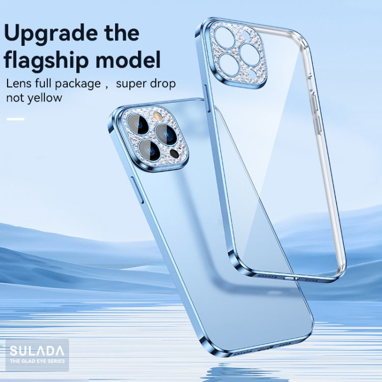 SULADA Diamant-Objektivschutz, plattiertes, mattiertes Gehäuse, für iPhone 13, für iPhone 13 Pro, für iPhone 13 Pro Max, für iPhone 12, für iPhone 12 Pro, für iPhone 12 Pro Max