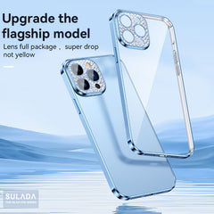 SULADA Diamond Lens Protector Plated Frosted Case, For iPhone 13, For iPhone 13 Pro, For iPhone 13 Pro Max, For iPhone 12, For iPhone 12 Pro, For iPhone 12 Pro Max