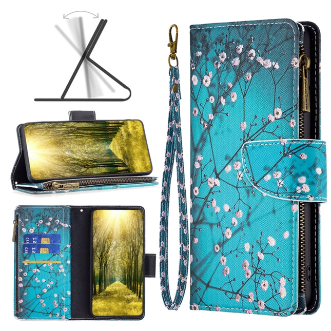 Colored Drawing Pattern Zipper Leather Phone Case, For OnePlus 10 Pro 5G, For OPPO Realme GT Neo3, For Google Pixel 7 5G