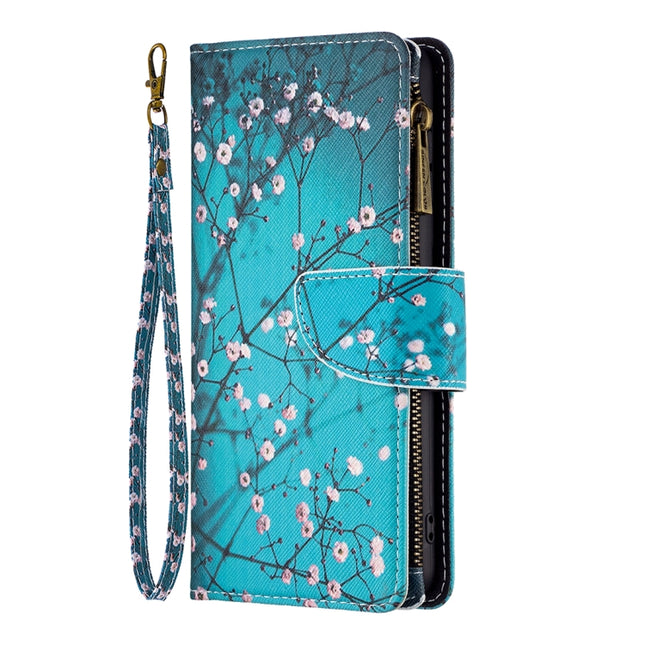 Colored Drawing Pattern Zipper Leather Phone Case, For OnePlus 10 Pro 5G, For OPPO Realme GT Neo3, For Google Pixel 7 5G