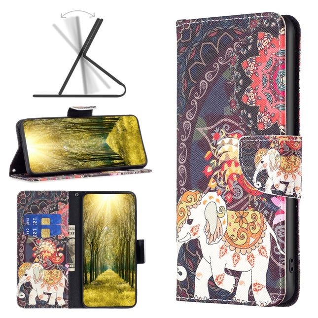 Colored Drawing Leather Phone Case, For Xiaomi Redmi 10 5G / Note 11E, For Xiaomi Redmi 10C