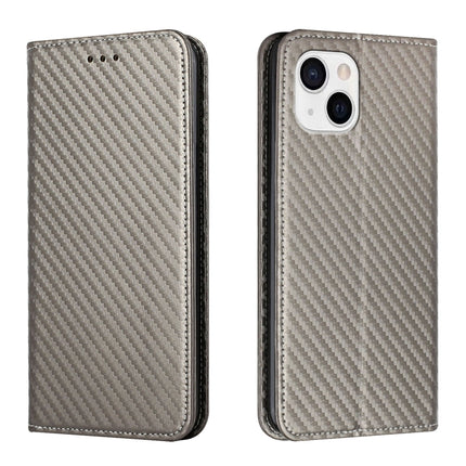 Funda de cuero con tapa y textura de fibra de carbono para iPhone 13, iPhone 13 mini, iPhone 13 Pro, iPhone 13 Pro Max