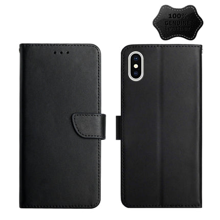 Genuine Leather Fingerprint-proof Horizontal Flip Phone Case, For iPhone X, For iPhone XR, For iPhone XS Max