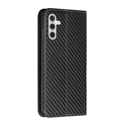 Carbon Fiber Texture Flip Holder Leather Phone Case, For Samsung Galaxy A13 5G, For Samsung Galaxy A33 5G, For Samsung Galaxy A53, For Samsung Galaxy S22 Ultra 5G