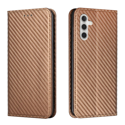 Carbon Fiber Texture Flip Holder Leather Phone Case, For Samsung Galaxy A13 5G, For Samsung Galaxy A33 5G, For Samsung Galaxy A53, For Samsung Galaxy S22 Ultra 5G