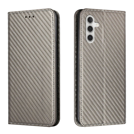 Carbon Fiber Texture Flip Holder Leather Phone Case, For Samsung Galaxy A13 5G, For Samsung Galaxy A33 5G, For Samsung Galaxy A53, For Samsung Galaxy S22 Ultra 5G