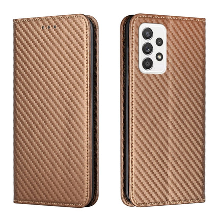 Carbon Fiber Texture Flip Holder Leather Phone Case, For Samsung Galaxy A13 5G, For Samsung Galaxy A33 5G, For Samsung Galaxy A53, For Samsung Galaxy S22 Ultra 5G