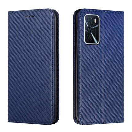 Carbon Fiber Texture Flip Holder Leather Phone Case, For Samsung Galaxy S22 5G, For Samsung Galaxy S22+ 5G, For OPPO A16, For vivo Y21