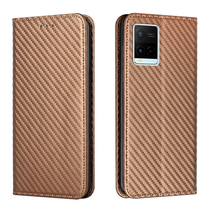 Carbon Fiber Texture Flip Holder Leather Phone Case, For Samsung Galaxy S22 5G, For Samsung Galaxy S22+ 5G, For OPPO A16, For vivo Y21