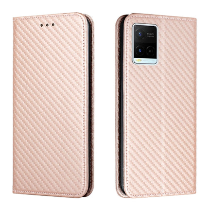 Carbon Fiber Texture Flip Holder Leather Phone Case, For Samsung Galaxy S22 5G, For Samsung Galaxy S22+ 5G, For OPPO A16, For vivo Y21