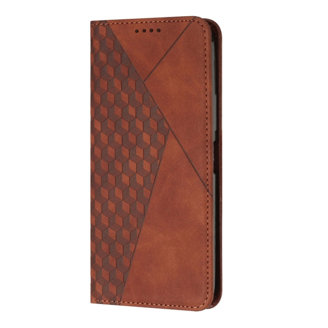 Diamond Splicing Skin Feel Magnetic Leather Phone Case, For Tecno Camon 17P / 17 Pro, For Tecno Camon 18P / 18, For Tecno Camon 18 Premier, For Tecno POP 5 LTE