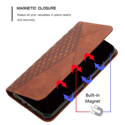 Diamond Splicing Skin Feel Magnetic Leather Phone Case, For Tecno Camon 17P / 17 Pro, For Tecno Camon 18P / 18, For Tecno Camon 18 Premier, For Tecno POP 5 LTE