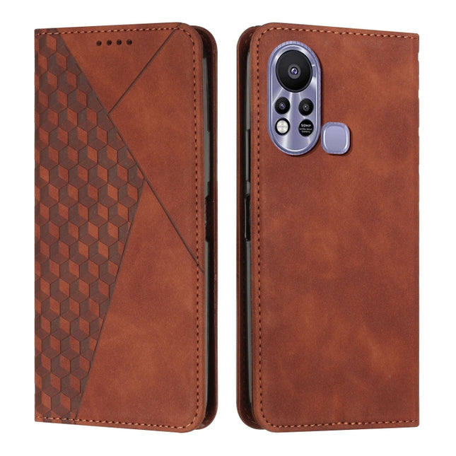 Diamond Splicing Skin Feel Magnetic Leather Phone Case, For Infinix Hot 11S, For Infinix Hot 11S NFC, For Infinix Hot 10S / 10T / 10S NFC, For Infinix Note 11