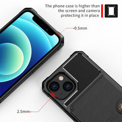 Magnetische Brieftasche Kartentasche Ledertasche, Für iPhone 13 mini, Für iPhone 13, Für iPhone 13 Pro, Für iPhone 13 Pro Max, Für iPhone 12 mini, Für iPhone 12 / 12 Pro