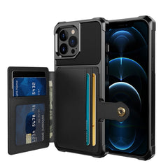 Magnetische Brieftasche Kartentasche Ledertasche, Für iPhone 13 mini, Für iPhone 13, Für iPhone 13 Pro, Für iPhone 13 Pro Max, Für iPhone 12 mini, Für iPhone 12 / 12 Pro