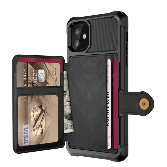 Funda de cuero con tarjetero y billetera magnética, para iPhone 12 Pro Max, para iPhone 11, para iPhone 11 Pro, para iPhone 11 Pro Max, para iPhone X/XS, para iPhone XR