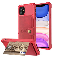 Magnetic Wallet Card Bag Leather Case, For iPhone 12 mini, For iPhone 12 / 12 Pro, For iPhone 12 Pro Max, For iPhone 11