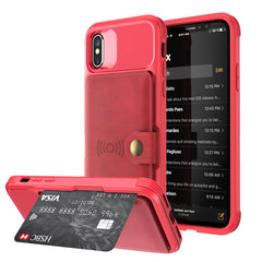 Magnetic Wallet Card Bag Leather Case, For iPhone 12 Pro Max, For iPhone 11, For iPhone 11 Pro, For iPhone 11 Pro Max, For iPhone X / XS, For iPhone XR