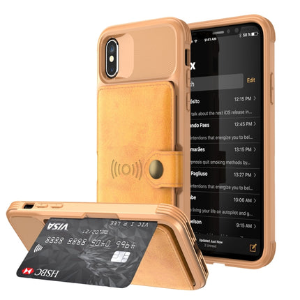 Magnetic Wallet Card Bag Leather Case, For iPhone 11 Pro, For iPhone 11 Pro Max, For iPhone X / XS, For iPhone XR