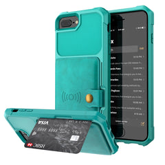 Magnetic Wallet Card Bag Leather Case, For iPhone XS Max, For iPhone SE 2022 / 2020 / 7 / 8, For iPhone 8 Plus / 7 Plus / 6 Plus