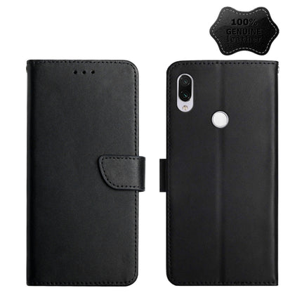 Genuine Leather Fingerprint-proof Horizontal Flip Phone Case, For Xiaomi Redmi Note 7, For Xiaomi Redmi Note 8, For Xiaomi Redmi Note 8 Pro, For Xiaomi Redmi Note 8T, For Xiaomi Redmi Note 9 5G, For Xiaomi Redmi Note 9 Pro, For Xiaomi Redmi Note 10    ...