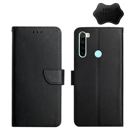 Genuine Leather Fingerprint-proof Horizontal Flip Phone Case, For Xiaomi Redmi Note 7, For Xiaomi Redmi Note 8, For Xiaomi Redmi Note 8 Pro, For Xiaomi Redmi Note 8T, For Xiaomi Redmi Note 9 5G, For Xiaomi Redmi Note 9 Pro, For Xiaomi Redmi Note 10    ...
